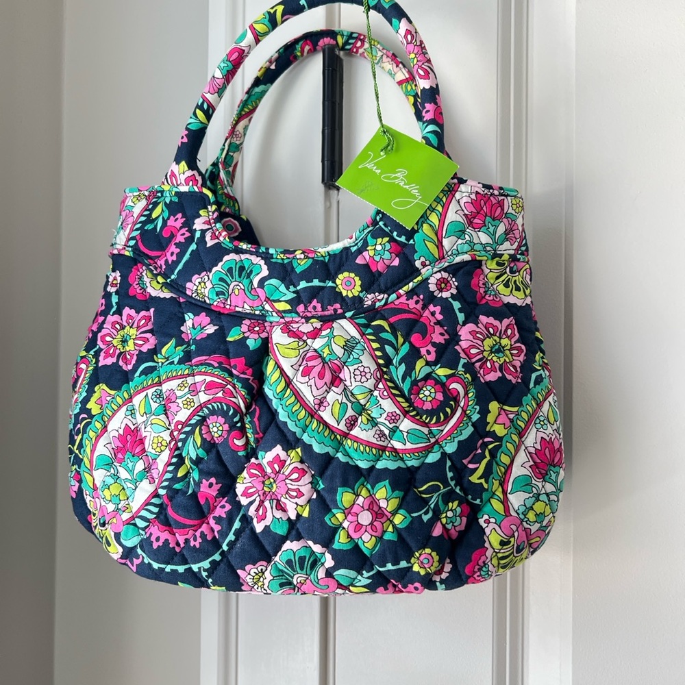 Vera Bradley Floral Mini Bag - Pink, Green, Blue